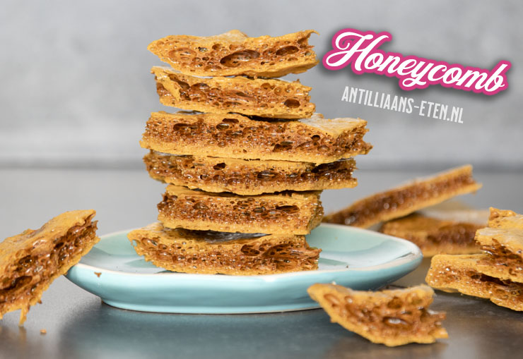 namens Prime Adviseur Honeycomb snoepgoed maken ⋆ recept via Antilliaans-eten.nl